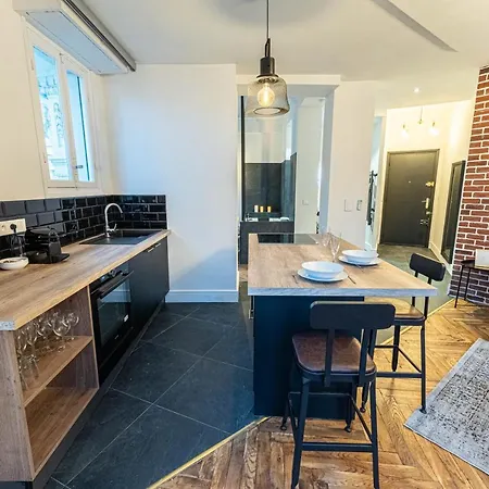 شقة Jacuzzi-nice Quartier Des Musiciens-loft نيس