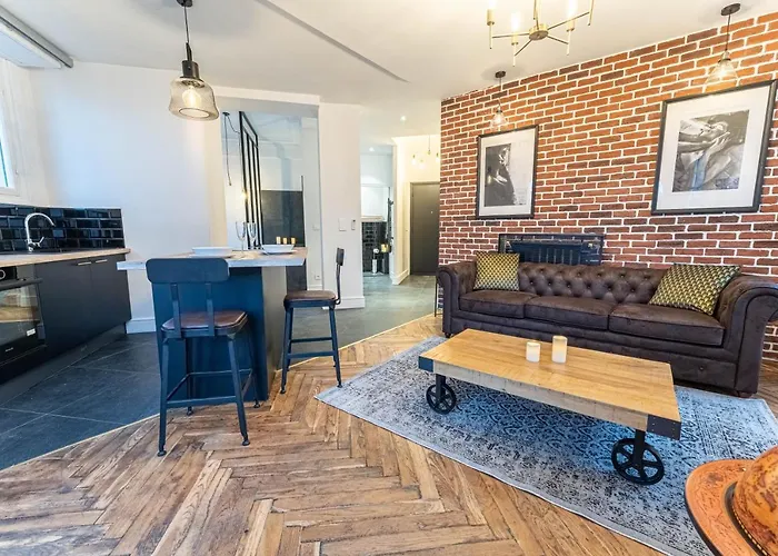 Apartmán Jacuzzi-nice Quartier Des Musiciens-loft